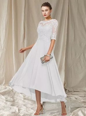 Variant image for Damen Abendkleid Lang Elegantes Spitzen Design für Hochzeiten - Havanna-57