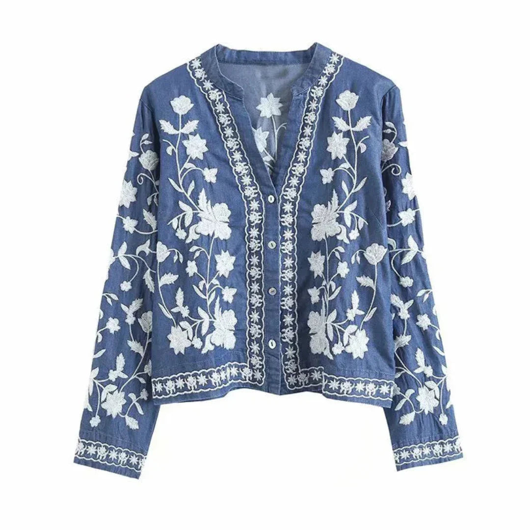 Damen Knopf Daunen Strickjacke