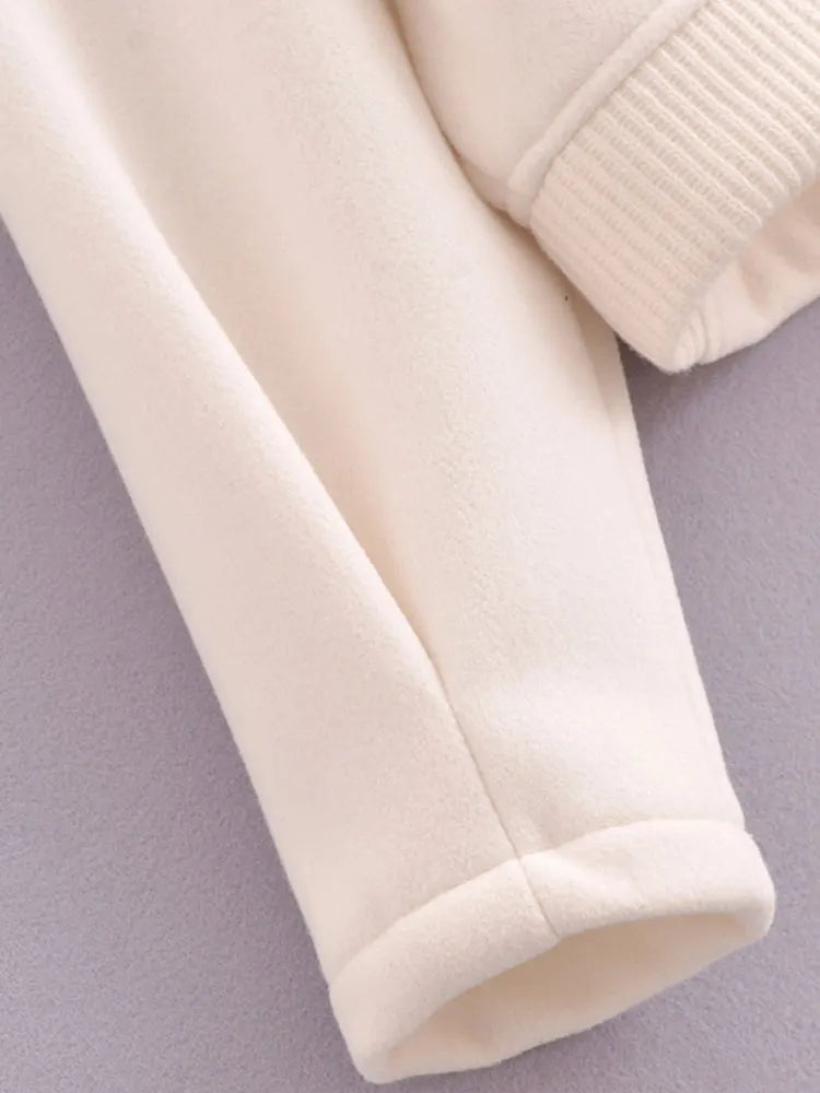 Inez - Bomberjacke mit Rundhalsausschnitt für Damen