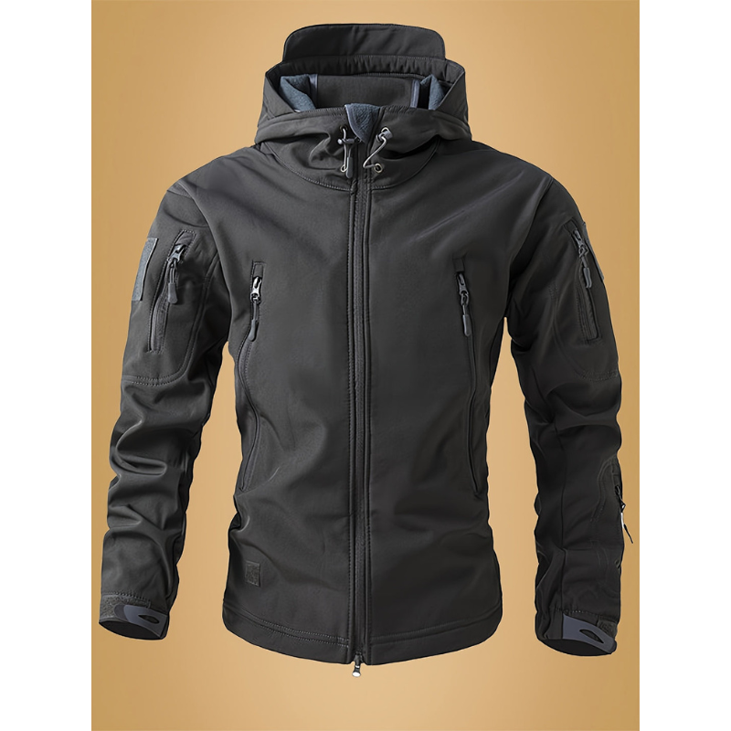 Jacke Herren | Warm Gefüttert & Softshell | Taktische Winterjacke Herren 2