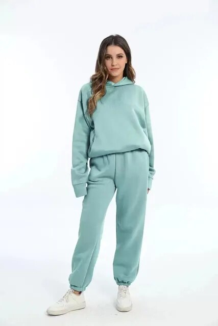 Ivy - Kapuzenpullover und Jogginghose für Frauen Perfekt für Komfort und Stil