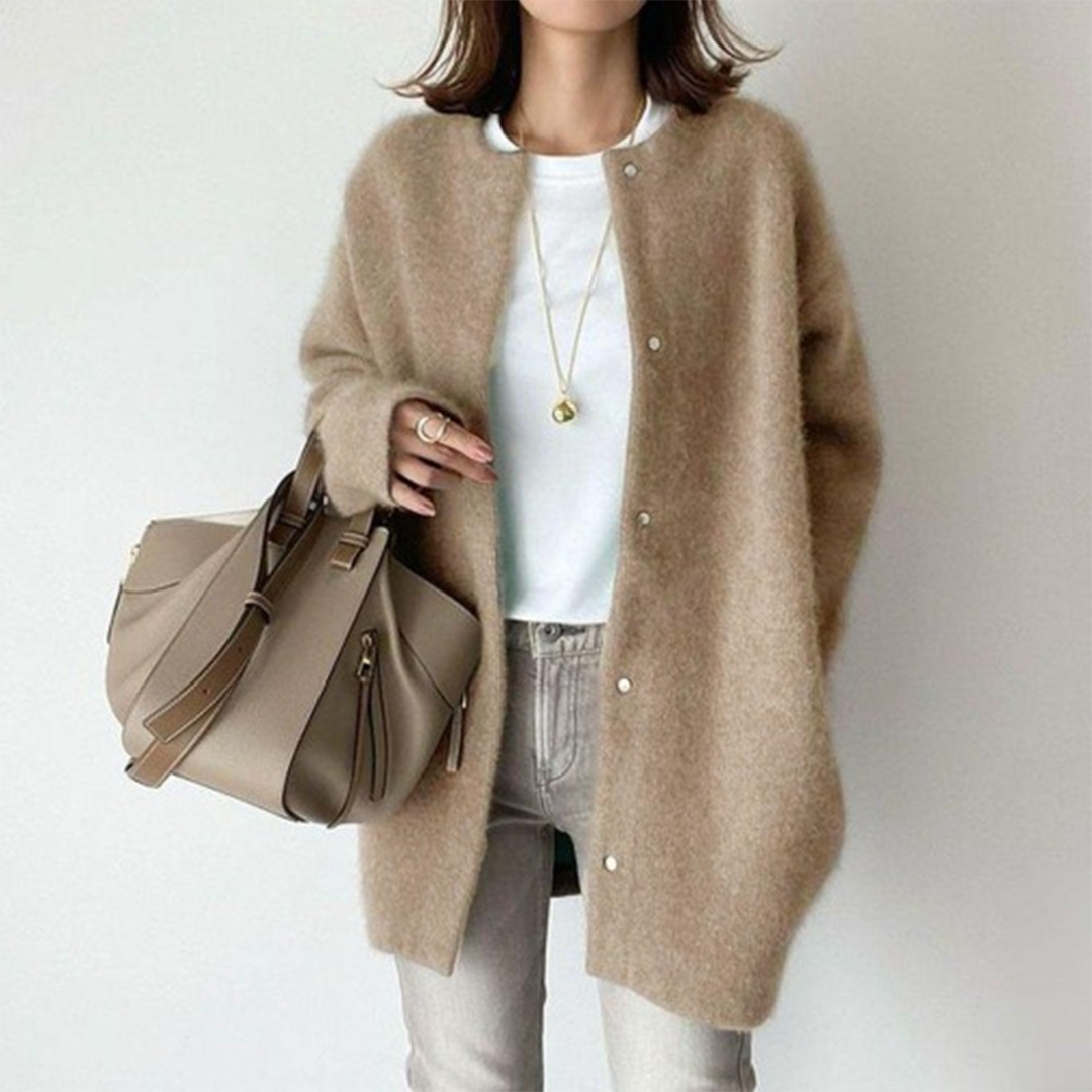 Trendiger Damen Strickjacke Bequem