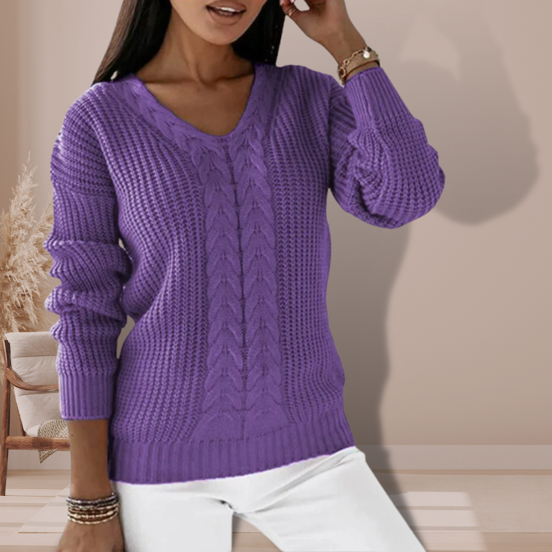 Stylisches Strick-Top Pullover