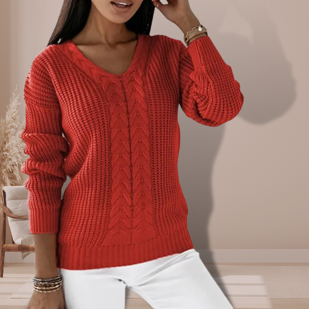 Stylisches Strick-Top Pullover