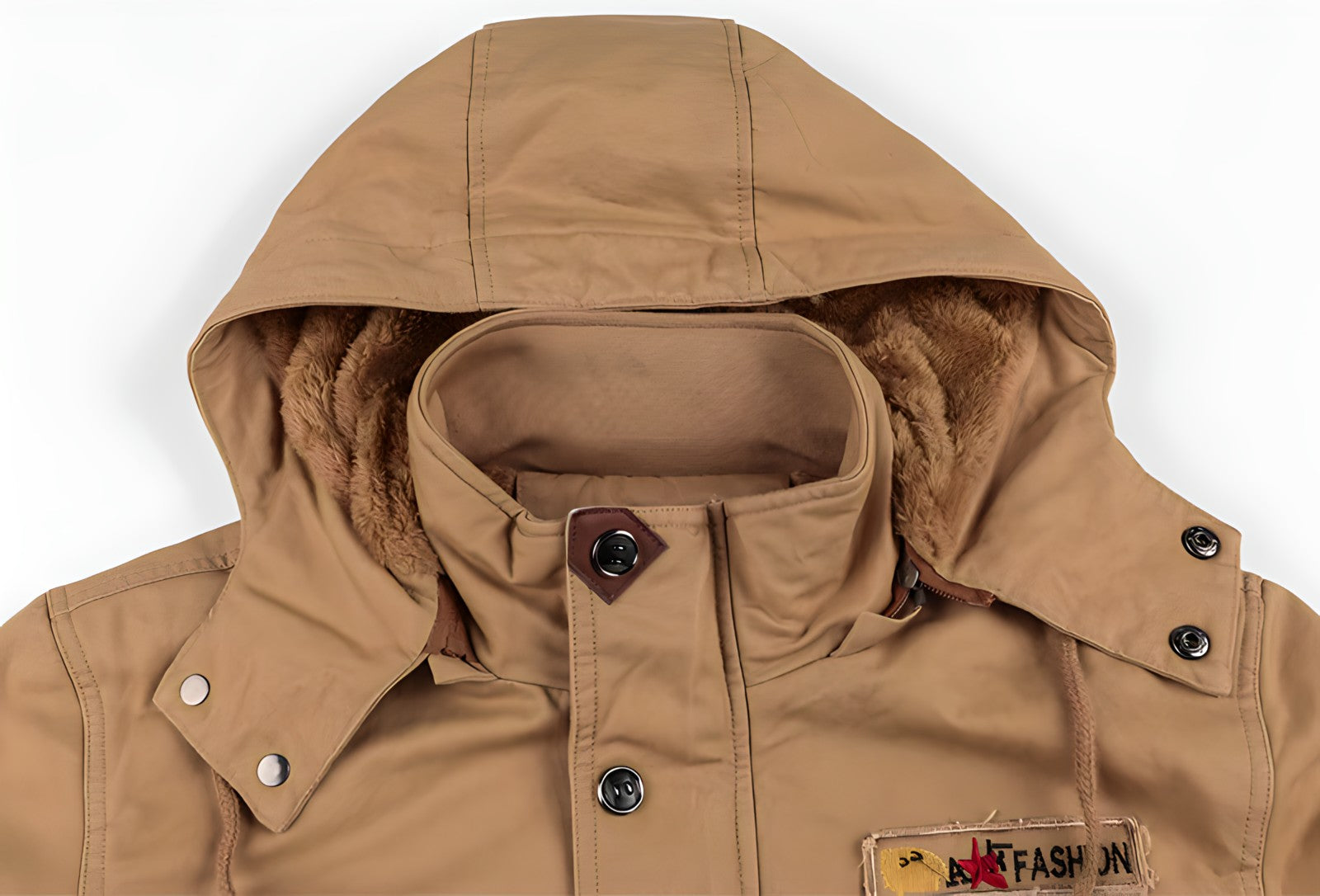 Militärjacke mit mehreren Taschen 7