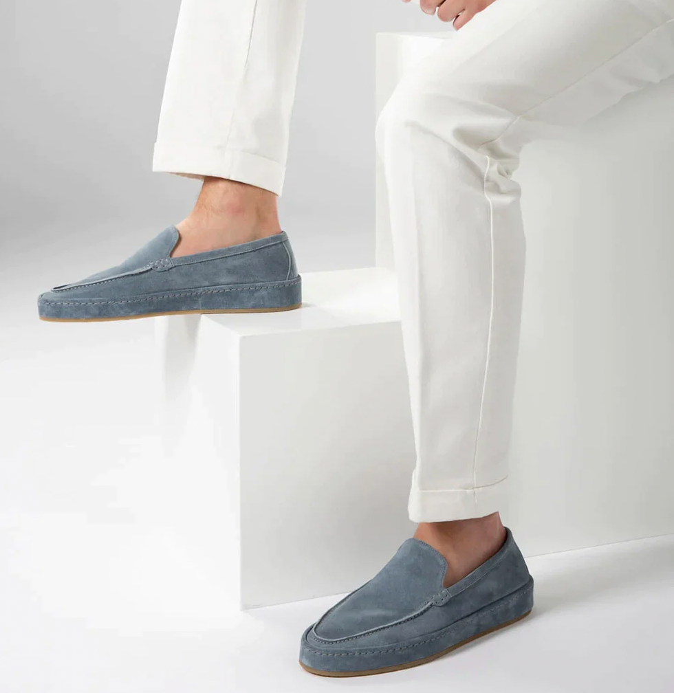 Milo - Super stylische und bequeme Leder Slipper für Herren