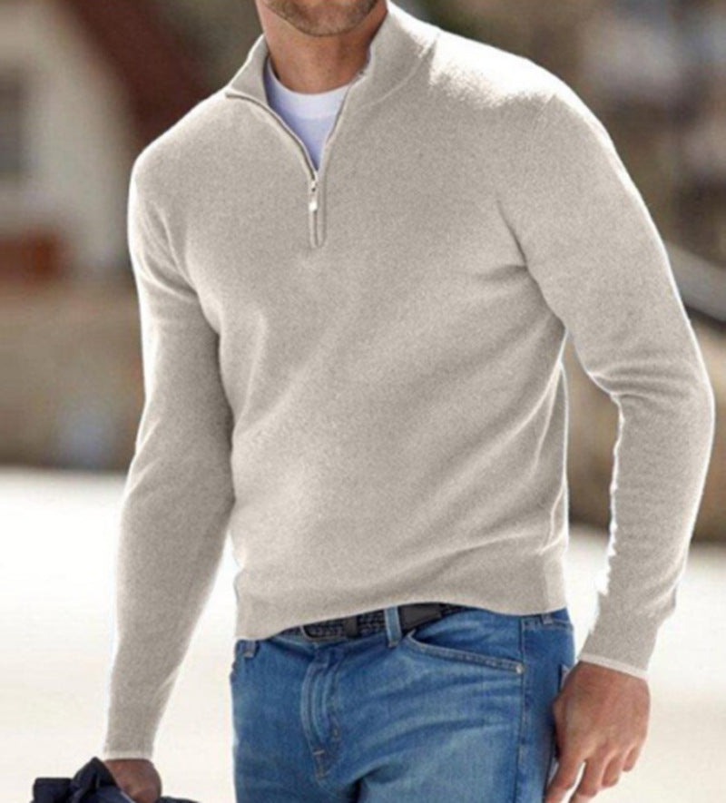 Linton - Herren Pullover mit Reißverschluss für Style und Komfort