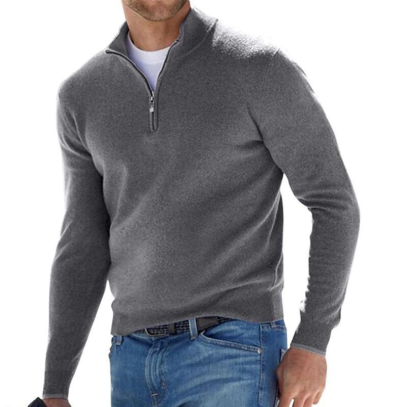 Linton - Herren Pullover mit Reißverschluss für Style und Komfort