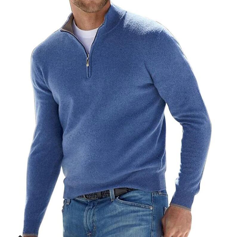 Linton - Herren Pullover mit Reißverschluss für Style und Komfort