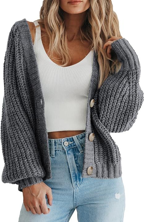 Joyce - Schicke Damen Strickjacke mit Knöpfen