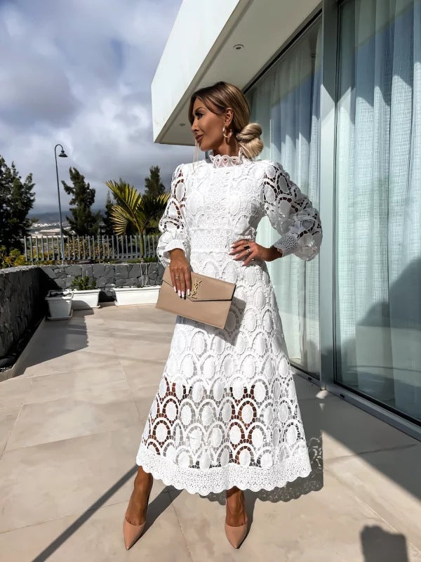 Frauen elegantes Spitzenkörperkleid | Skye 5