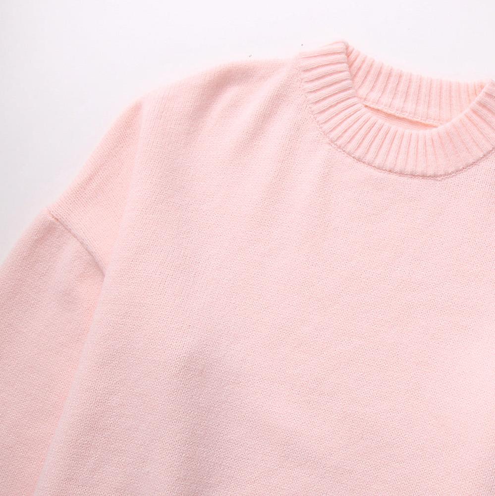 Elizabeth - Trendiger Oversize-Pullover in Rosa