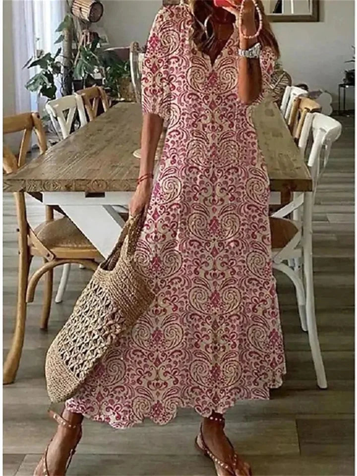 Krystel - Maxi Sommerkleid für Stil und Komfort