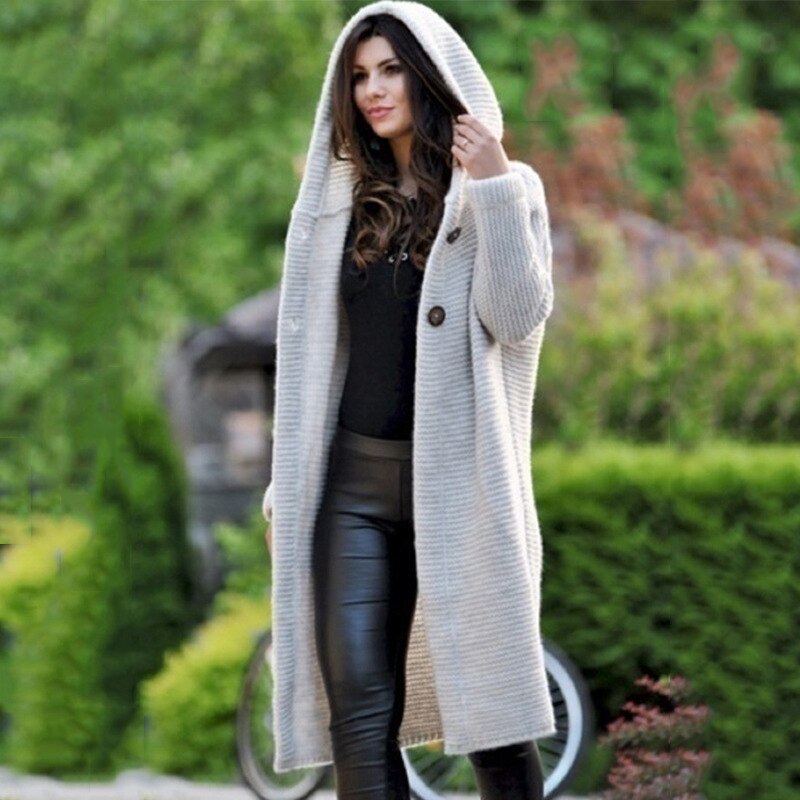 Cardigan mit Kapuze | Schöner Cardigan mit Stil!