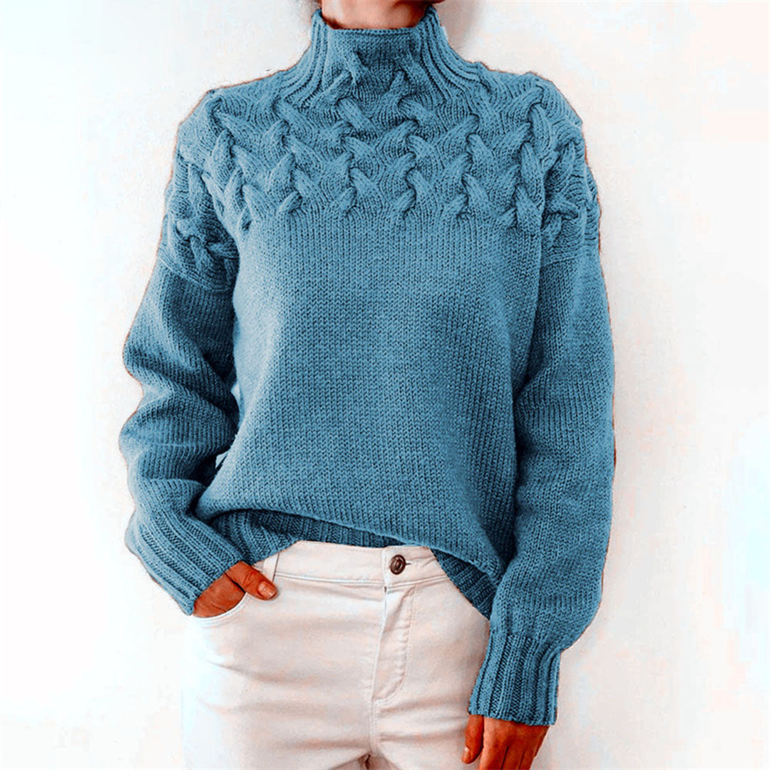 Sansa | Strickpulli mit Rollkragen für Frauen