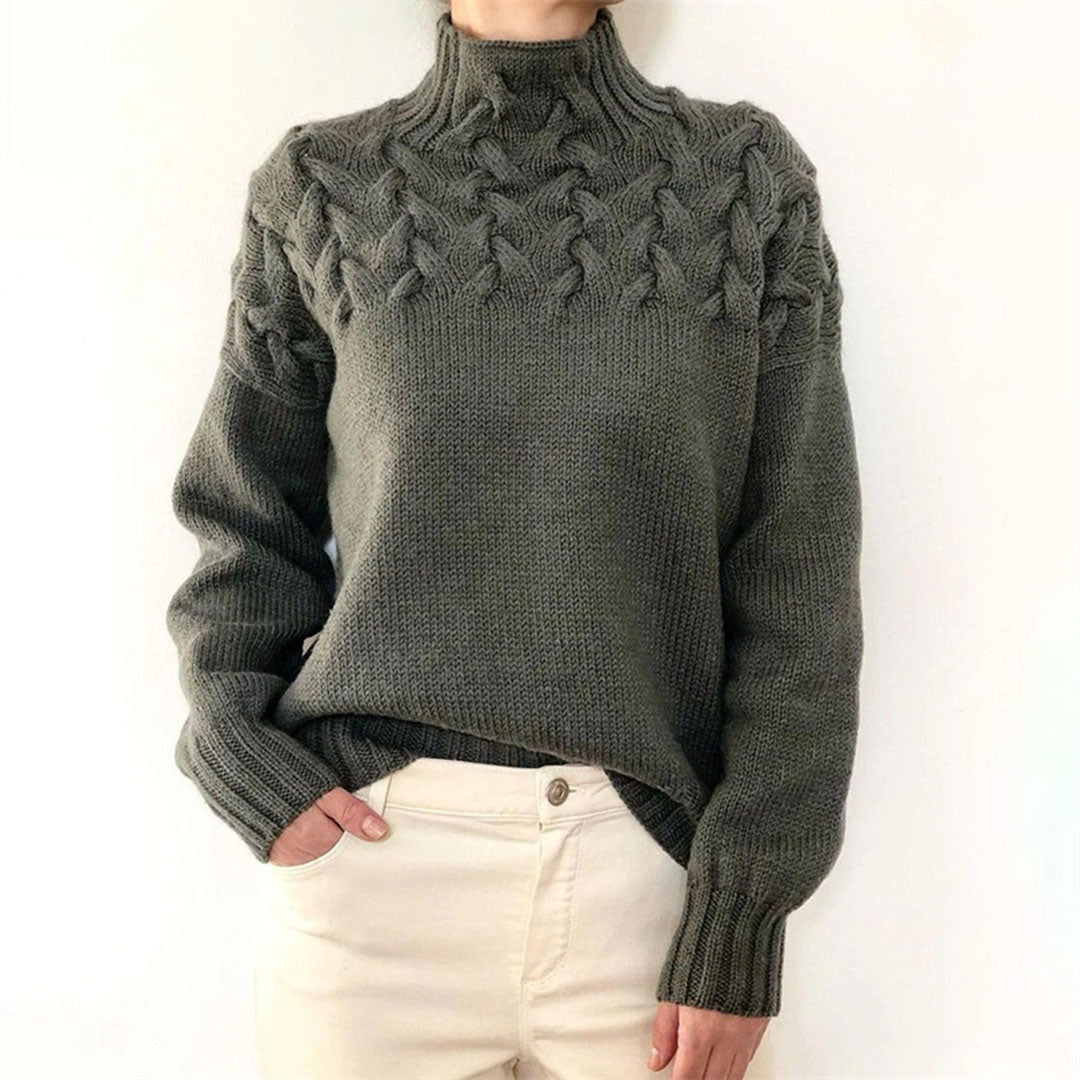 Sansa | Strickpulli mit Rollkragen für Frauen