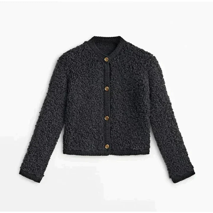 Teddy Strickjacke
