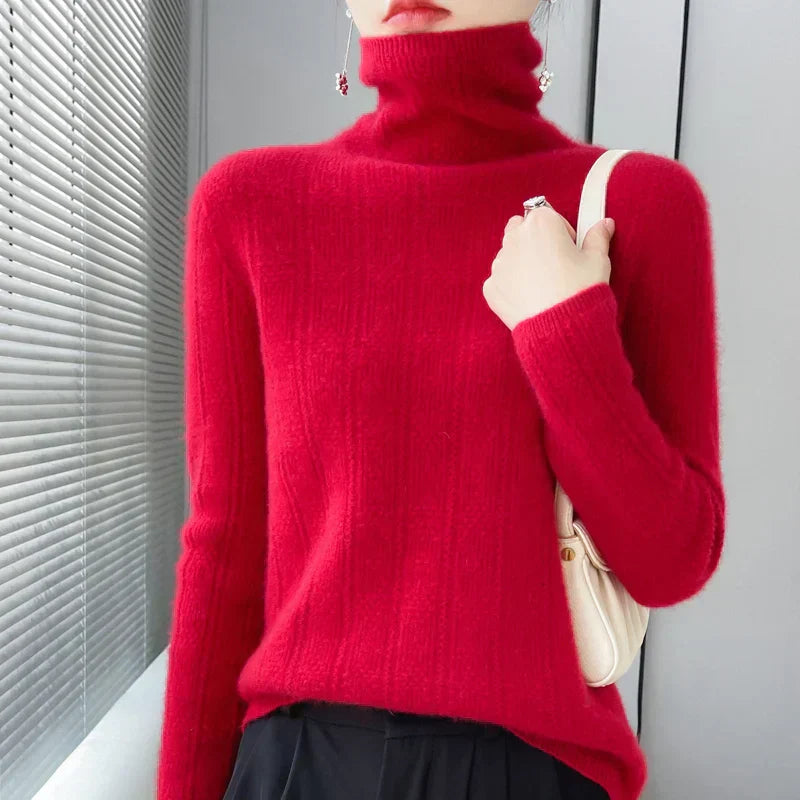 Lydia - Kurzarm Pullover mit V-Ausschnitt für Frauen