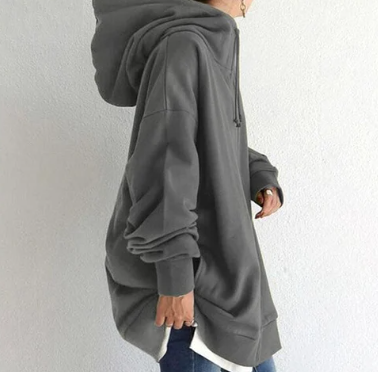 Damen-Hoodie mit Reißverschluss für Herbst/Winter