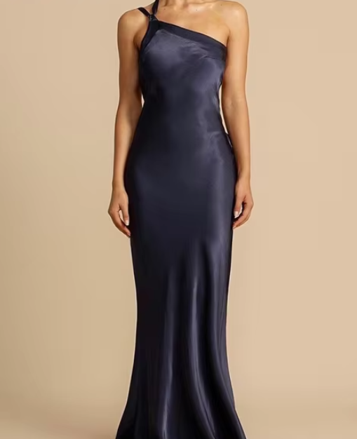 Variant image for Damen Einseitiges Schulter Kleid mit Schrägkragen Elegantes Design - Maxine-4