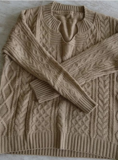 Victoria - Klassischer Strickpullover für Frauen