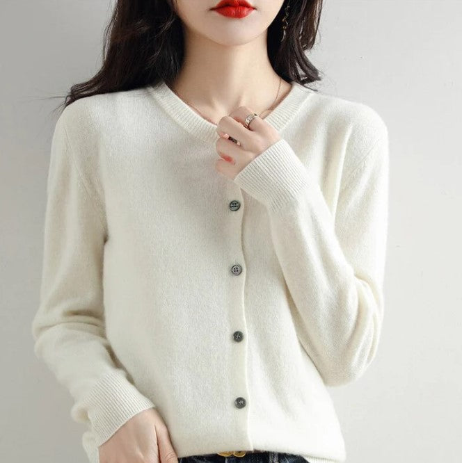 Dünne strickjacke für den frühling
