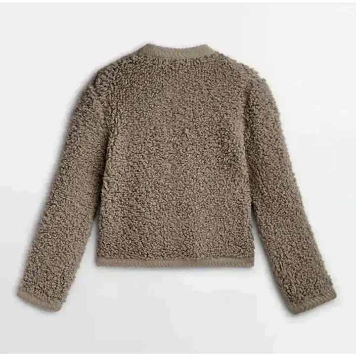 Teddy Strickjacke