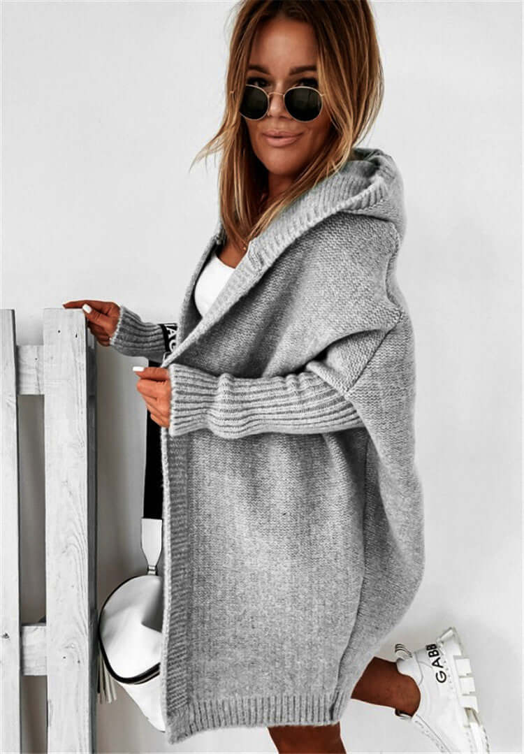 Tereza | Trendiger Strickcardigan mit langen Ärmeln