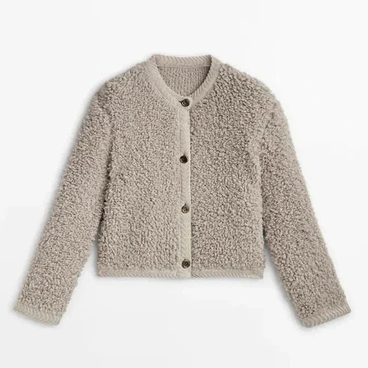 Teddy Strickjacke