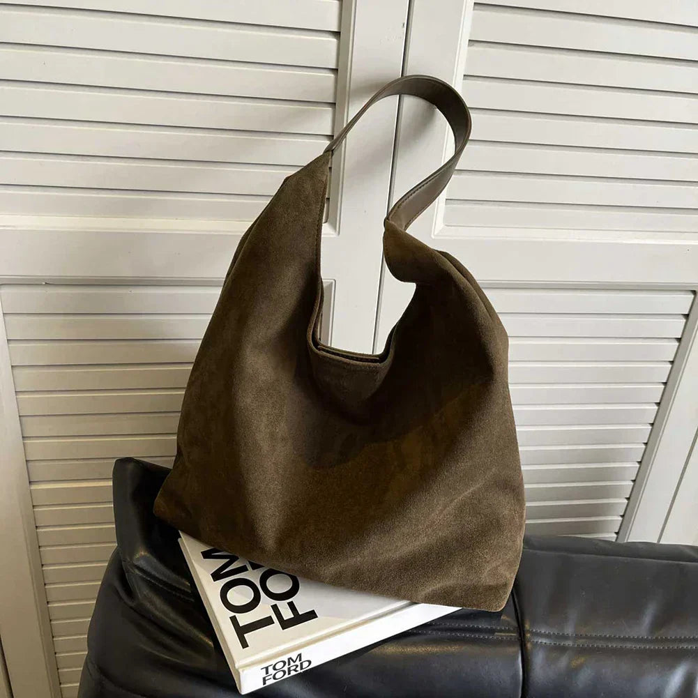 Suede Tote Damen Bag