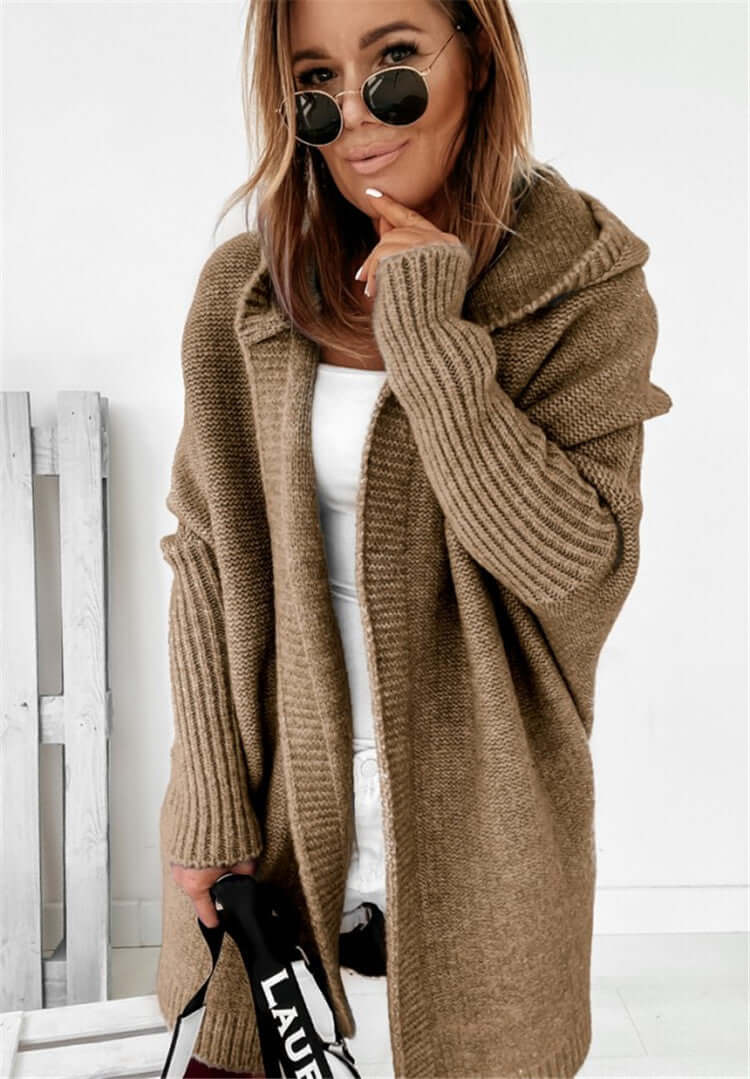 Tereza | Trendiger Strickcardigan mit langen Ärmeln