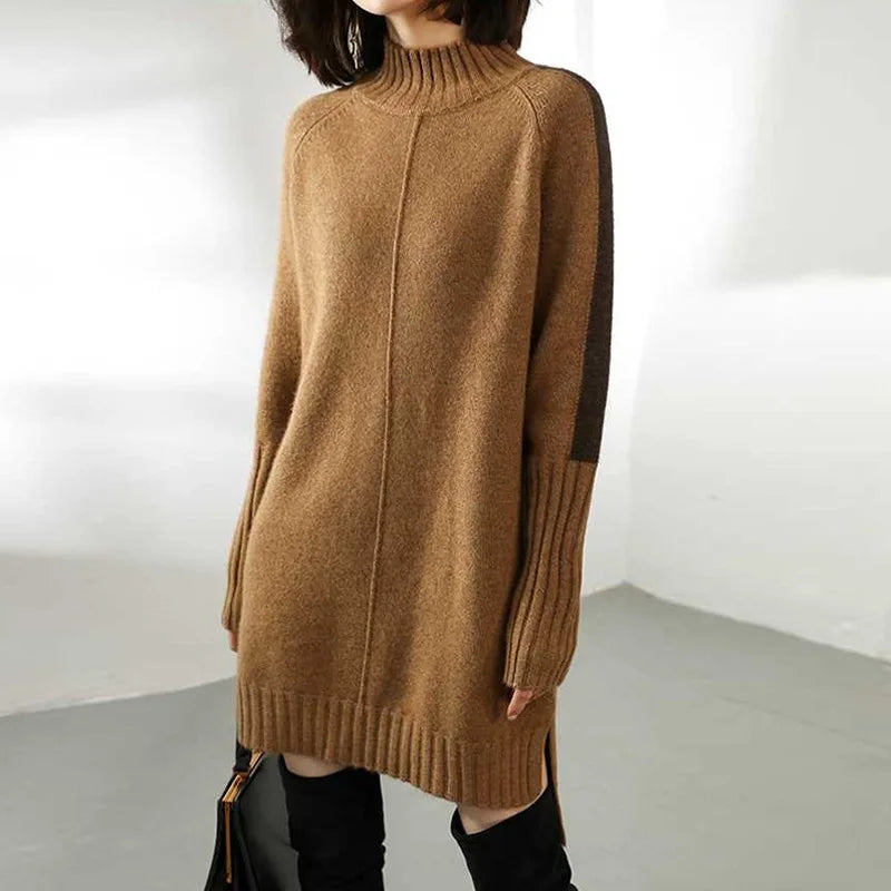 Madison - Rollkragen Oversize Pullover Damen