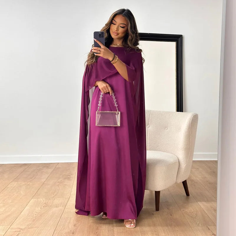 Variant image for Damen Satin Maxi Kleid Elegantes Design für Abendveranstaltungen - Clara-16