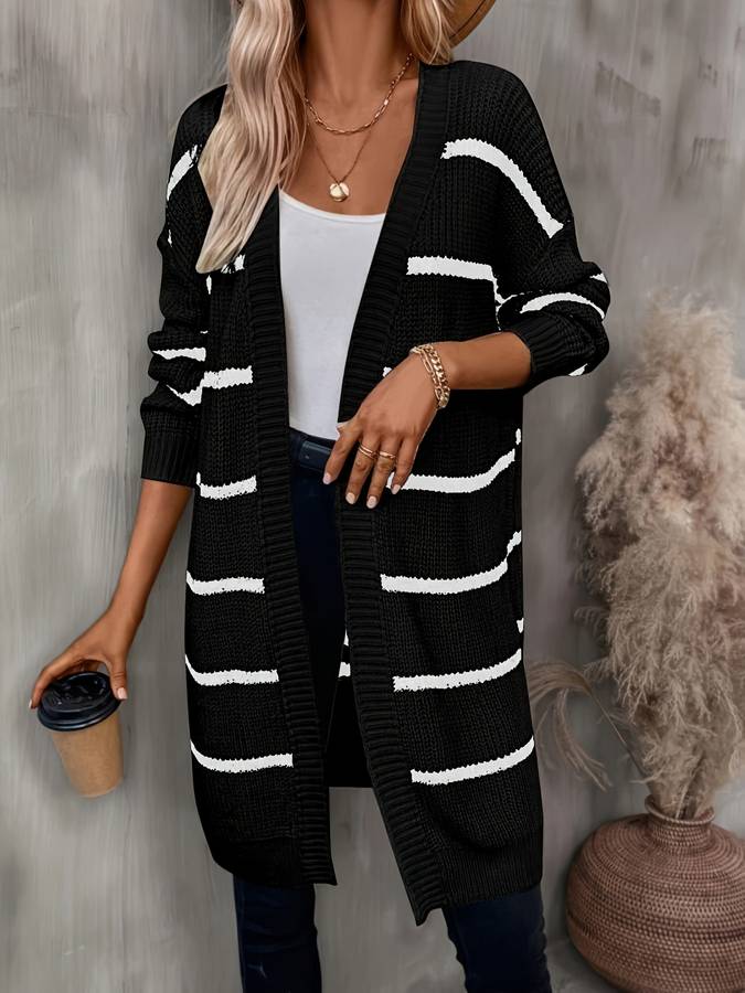 Strickjacke mit offenen Schultern Damenmode