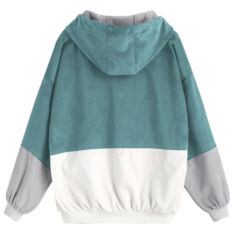 Übergangsjacke Damen | Kapuzenpullover Damen | Elastische Abschlüsse für bessere Wärmeisolation