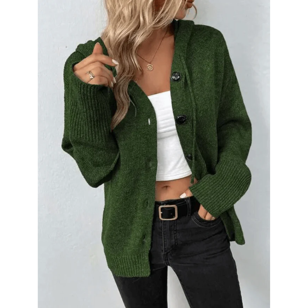 Damen Warme Strickjacke