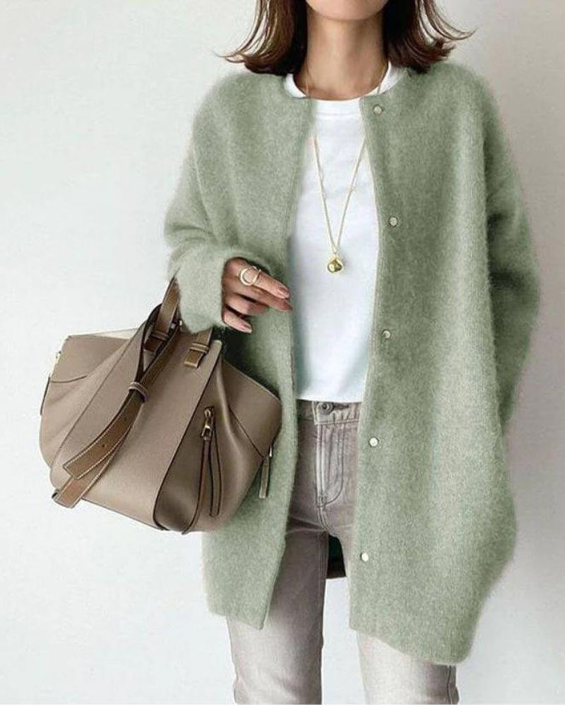 Bequeme Damen Strickjacke