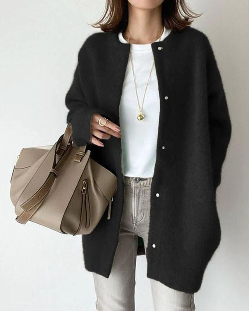 Bequeme Damen Strickjacke