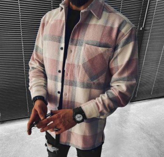 Waldo | Kariertes Hemd mit warmer Ausführung für Männer 0