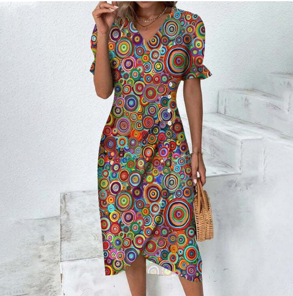 Damen Kleid Elegantes Design aus Hochwertigen Materialien - Sophia-5