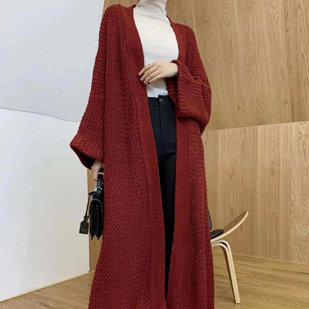 Gestrickte Strickjacke in Übergröße für legere und formelle Kleidung