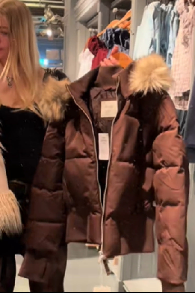 Winterjacke Damen | Pufferjacke Damen | Abnehmbare Kapuze für flexiblen Schutz