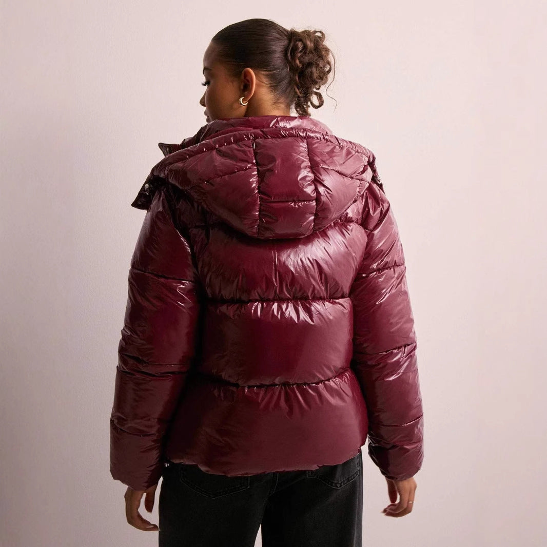 Winterjacke Damen | Pufferjacke Damen | Abnehmbare Kapuze für variable Trageweise