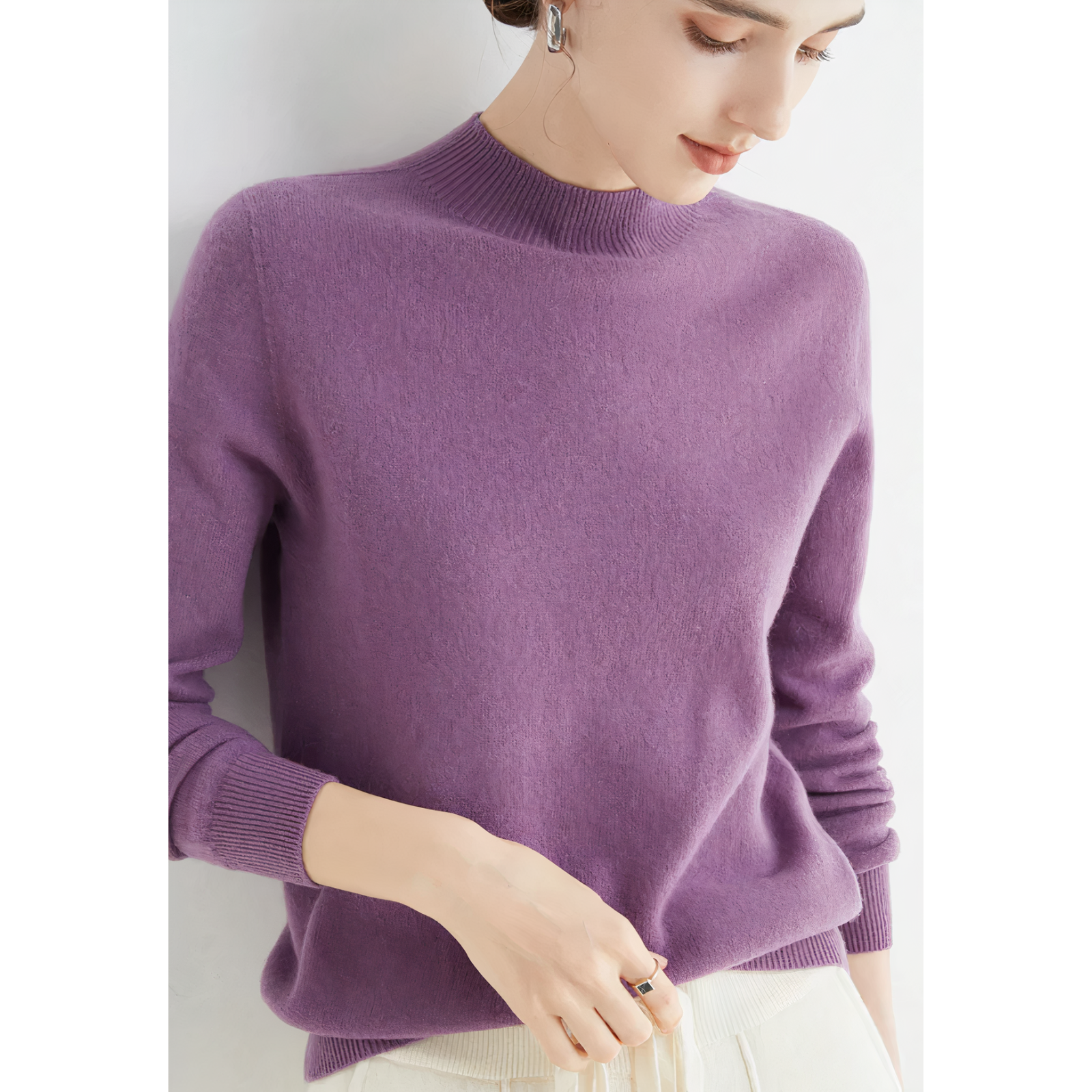 Mabel - Bequemer Pullover mit langen Ärmeln