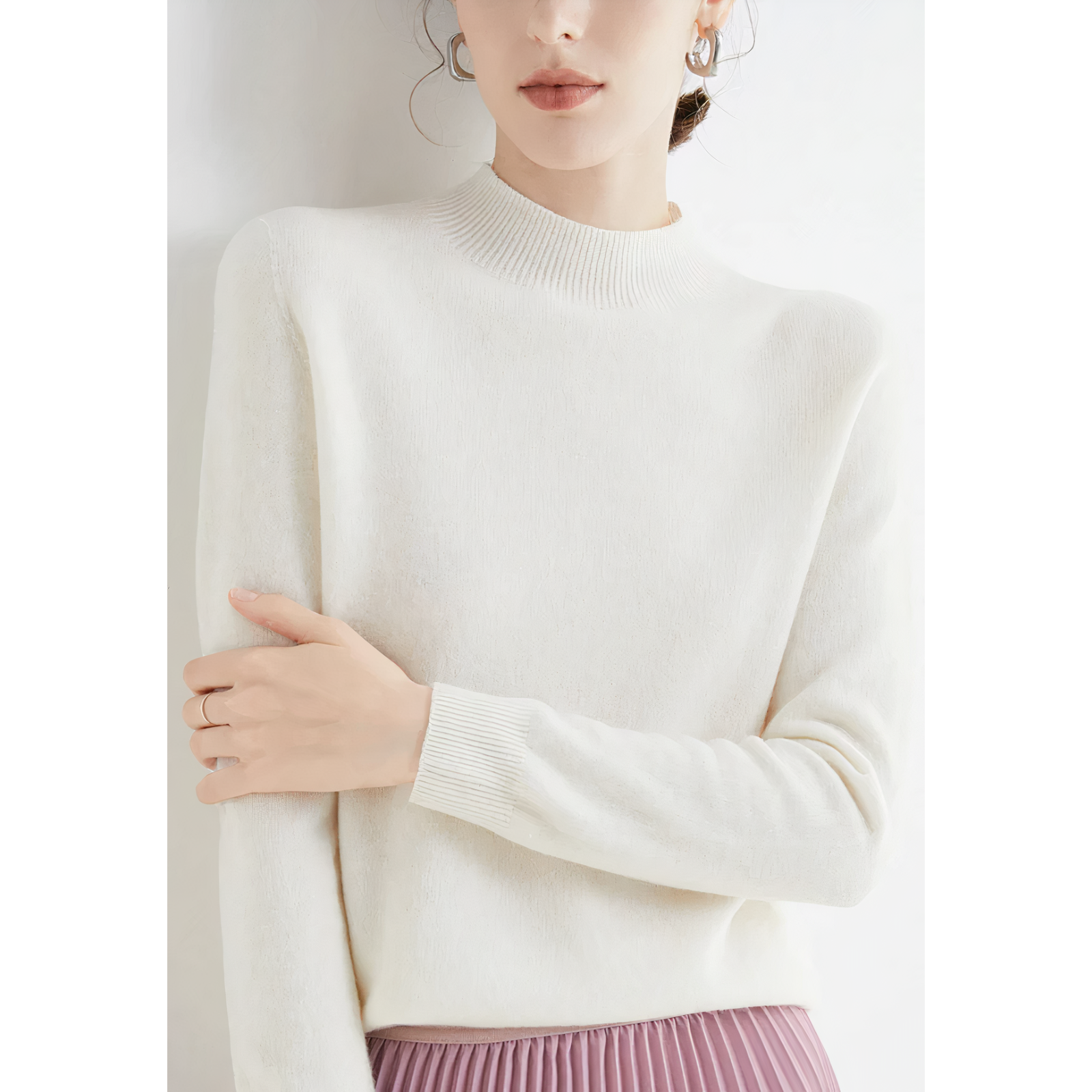 Mabel - Bequemer Pullover mit langen Ärmeln