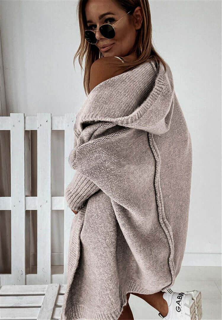 Tereza | Trendiger Strickcardigan mit langen Ärmeln