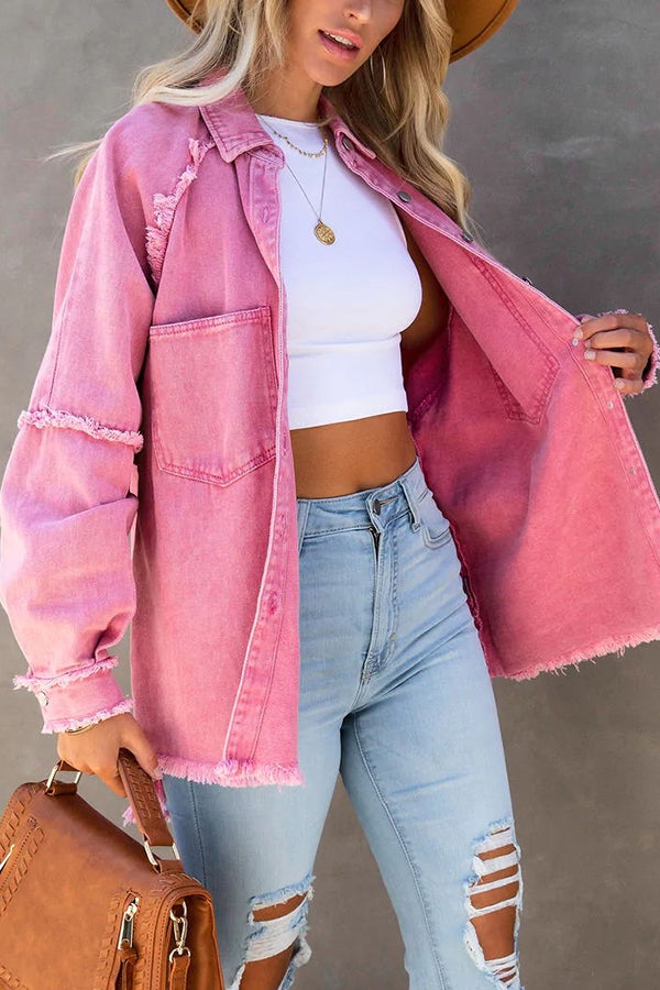 Alyssa - Stylische Jeansjacke mit Taschen
