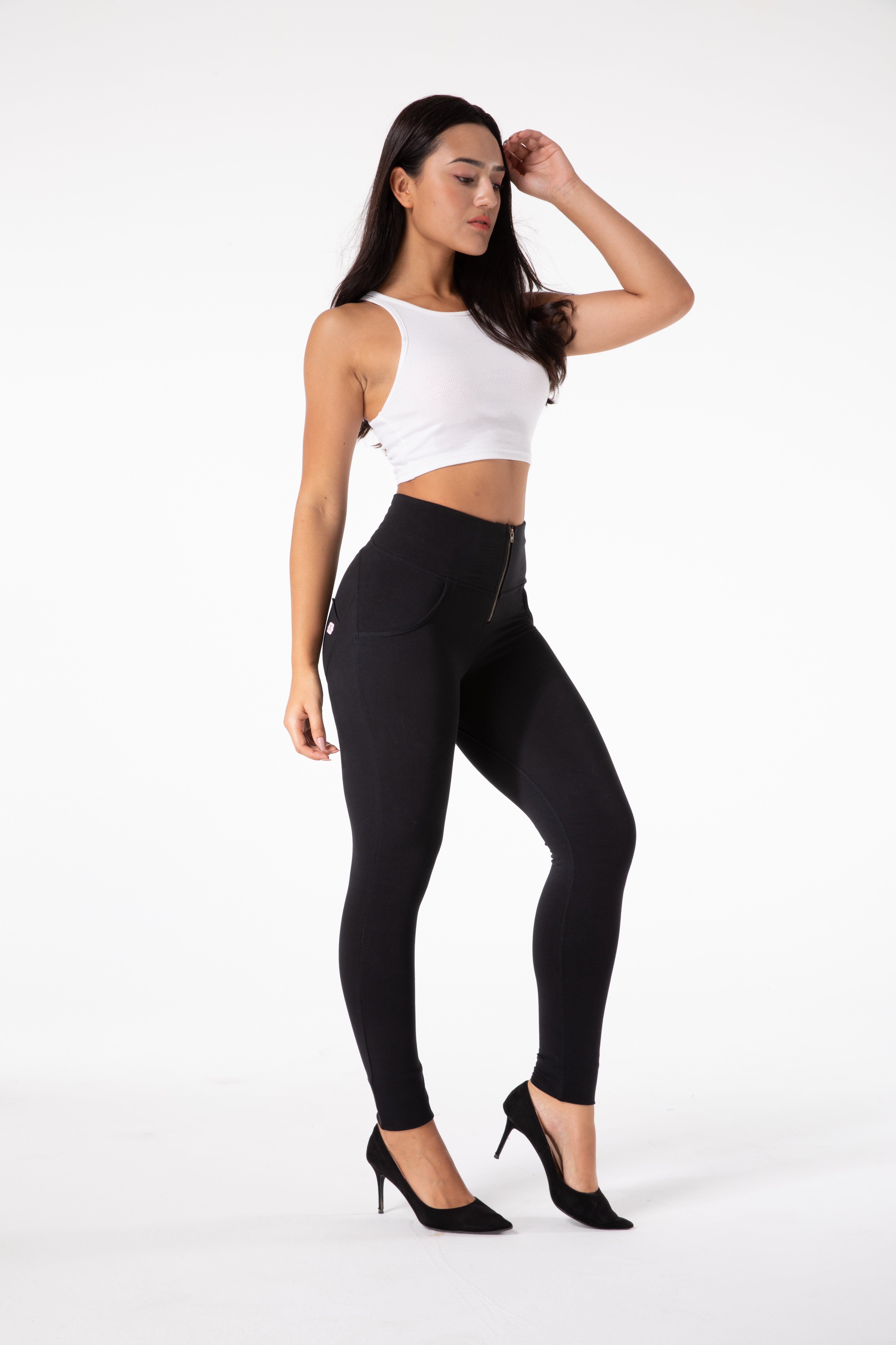 Enge Leggings mit hoher Taille für Damen