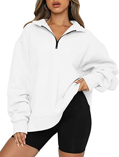 Janessa - Sweatshirt mit Kragen für Frauen