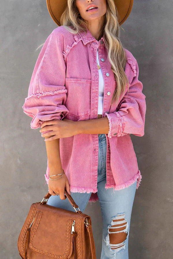 Alyssa - Stylische Jeansjacke mit Taschen